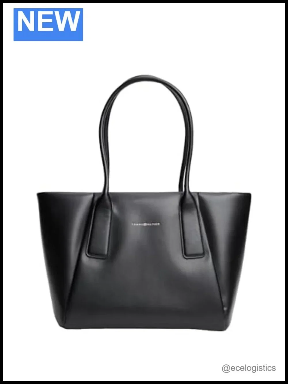PU Leather Tote Bag with Zipper, Laptop Work Travel Purse